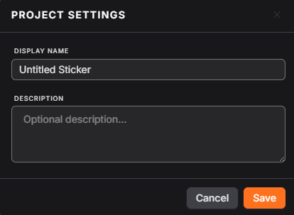 Settings