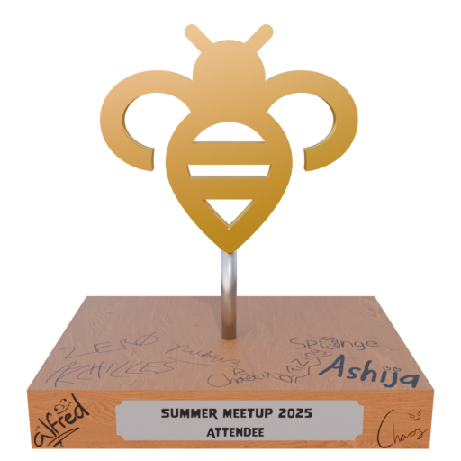 Summer Meetup 2025 Attendee Trophy